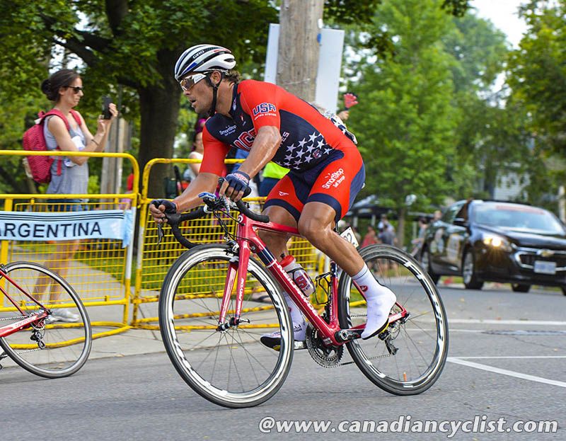 Eric Marcotte (USA) was very agressive