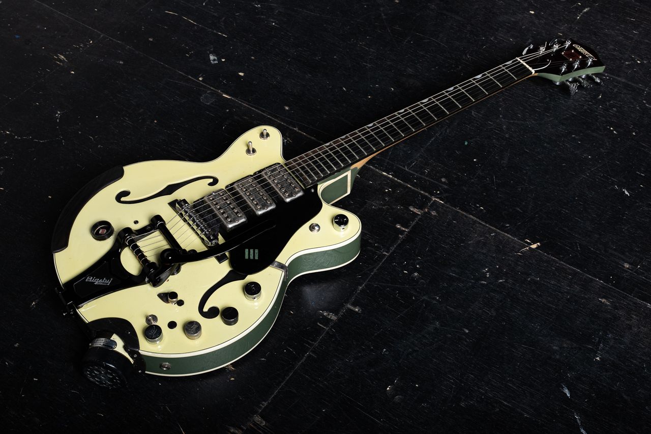 Jack White's "Triple Green Machine" custom guitar