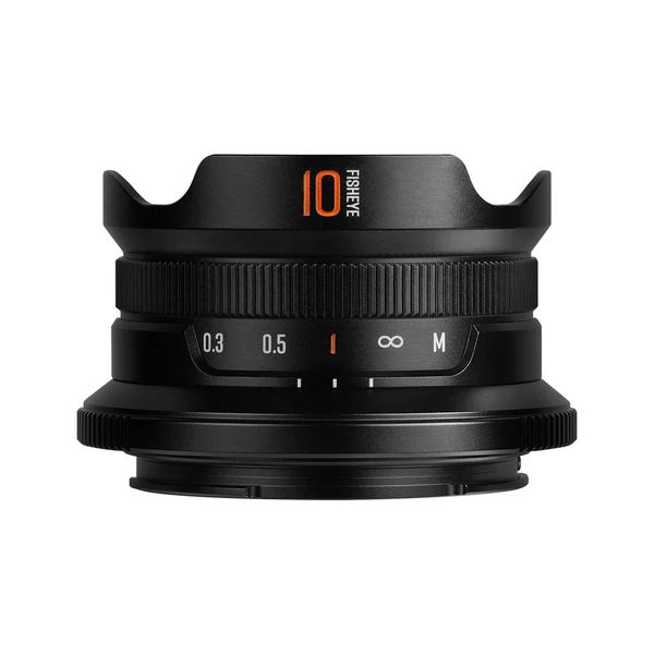 The Brightin Star 10mm f/5.6 II is a compact ultra-wide fisheye