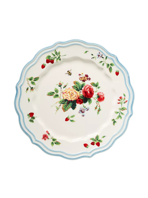 Camille Stoneware Dinner Plates, Set of 4