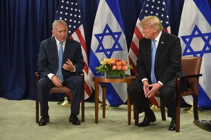 Israeli Prime Minister Benjamin Netanyahu and President Trump.