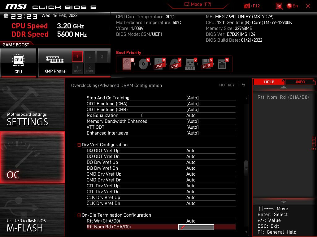 MSI MEG Z690I Unify