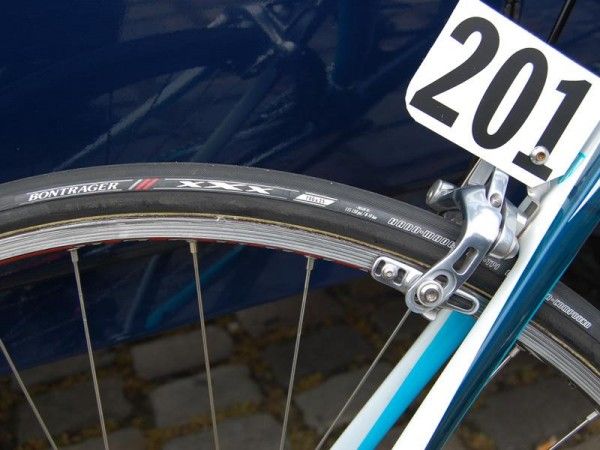 This Astana team tire was badged as a Bontrager Race XXX Lite tubular&hellip;
