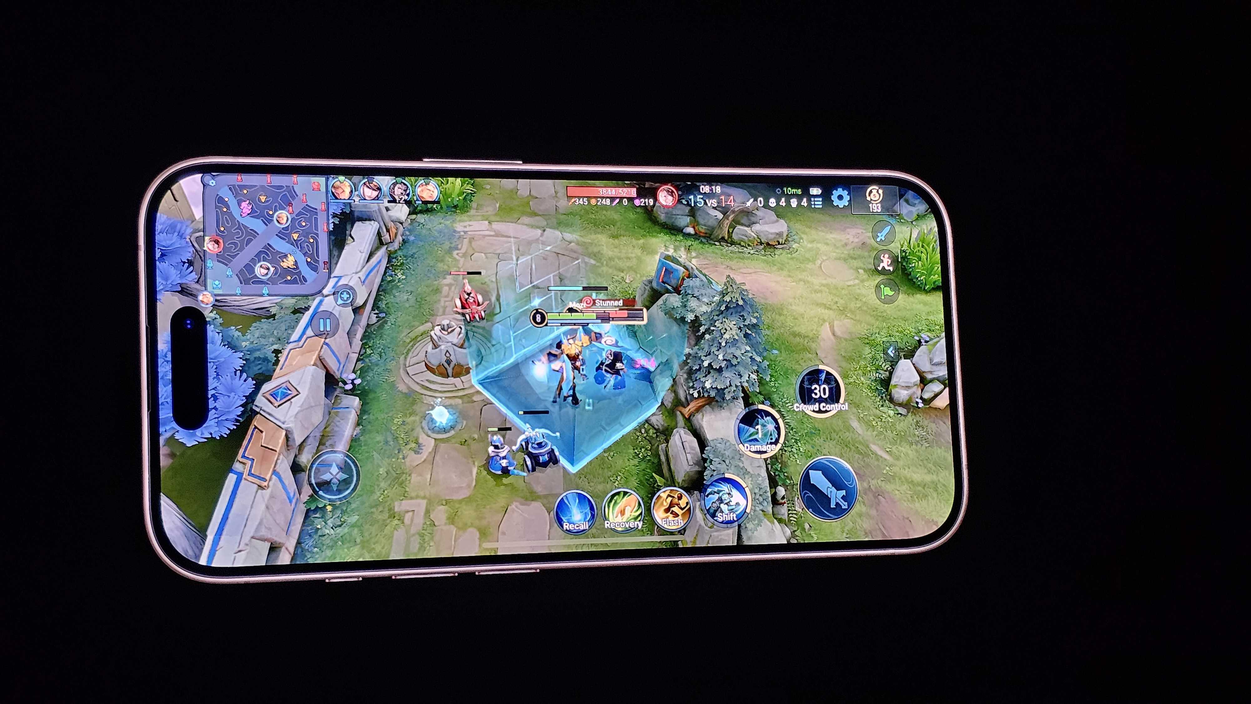 Games playing on iPhone 15 Pro with A17 Bionic chip