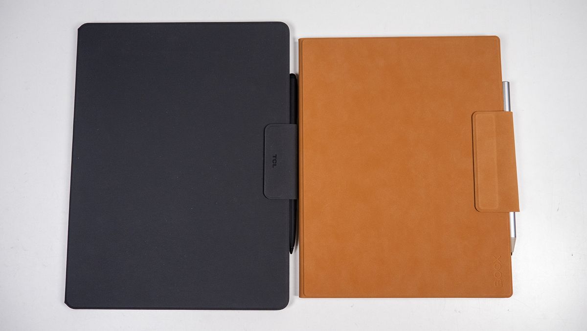 Comparing cases between the Boox Go 10.3 Gen II and the TCL Note A1 NXTPAPER