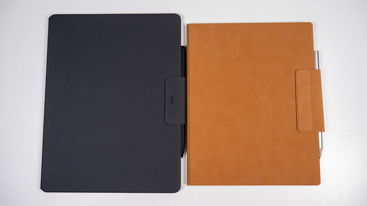 Comparing cases between the Boox Go 10.3 Gen II and the TCL Note A1 NXTPAPER