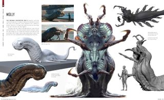a variety of aliens in a book