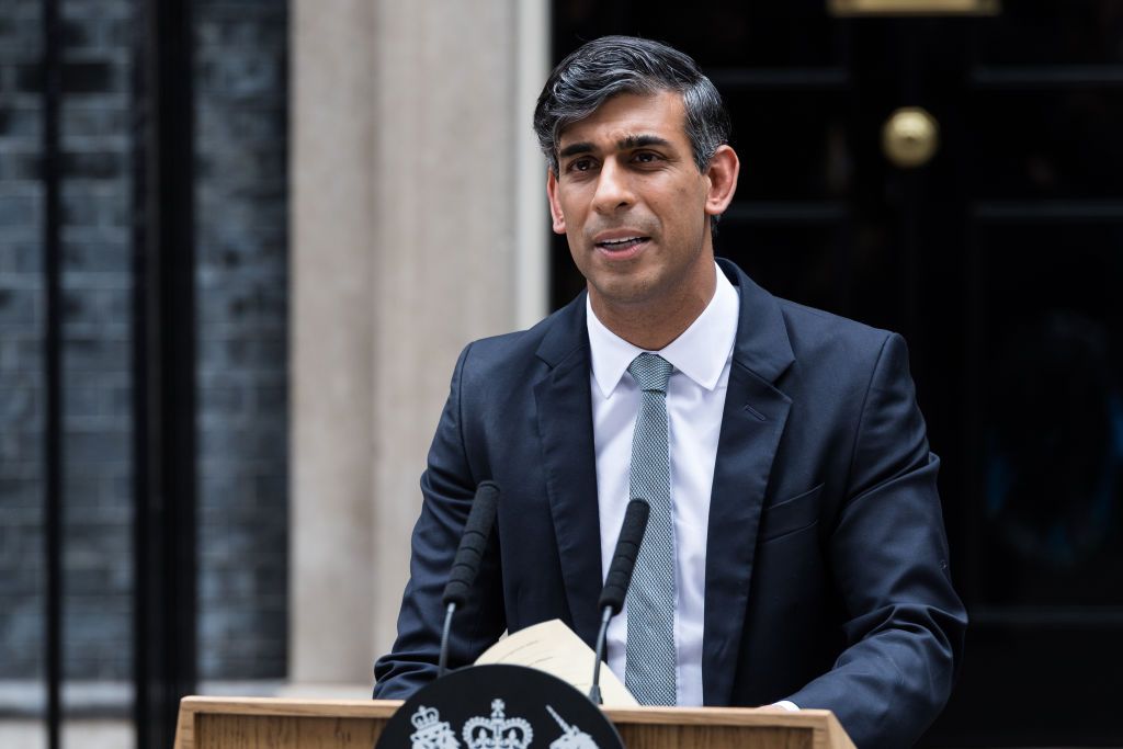 Rishi Sunak&#039;s Final Speech as Britain&#039;s Prime Minister in London