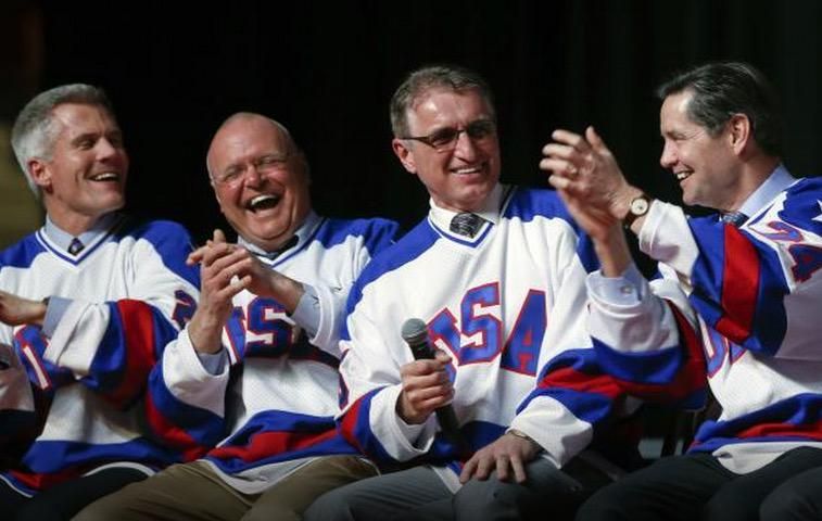 The 1980 U.S. Olympic hockey team.