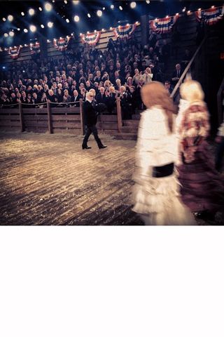 Karl Lagerfeld On The Runway at the Chanel Dallas show