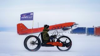 Darren Edwards hand-biking