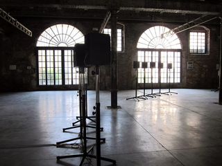 Biennale's most sonorous and emotional space, setting up forty speakers in a circle