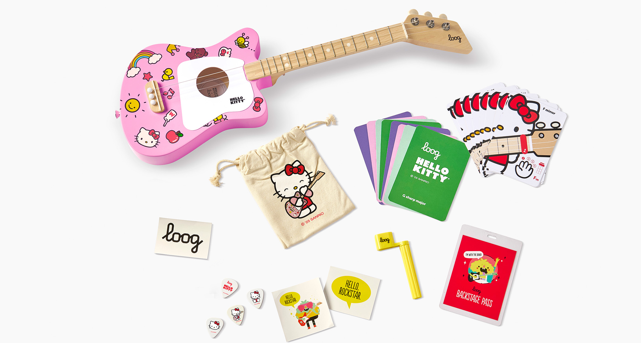 Loog Hello Kitty Mini-Acoustic