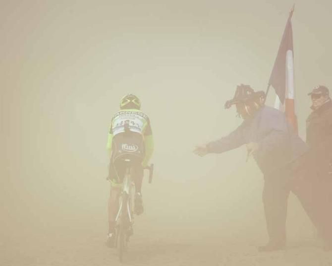 The dust of Paris-Roubaix