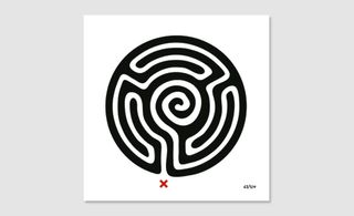 Labyrinth artwork at Embankment station