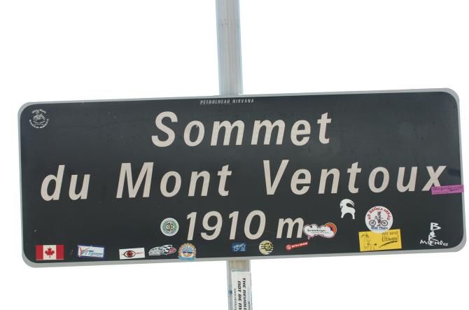 The Mont Ventoux summit