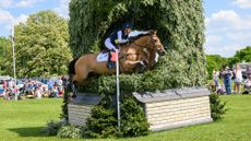 Yasmin Ingham and Rehy DJ on the Badminton cross-country