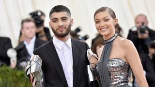 Zayn Malik (L) and Gigi Hadid attend the "Manus x Machina: Fashion In An Age Of Technology" Costume Institute Gala at Metropolitan Museum of Art on May 2, 2016 in New York City.