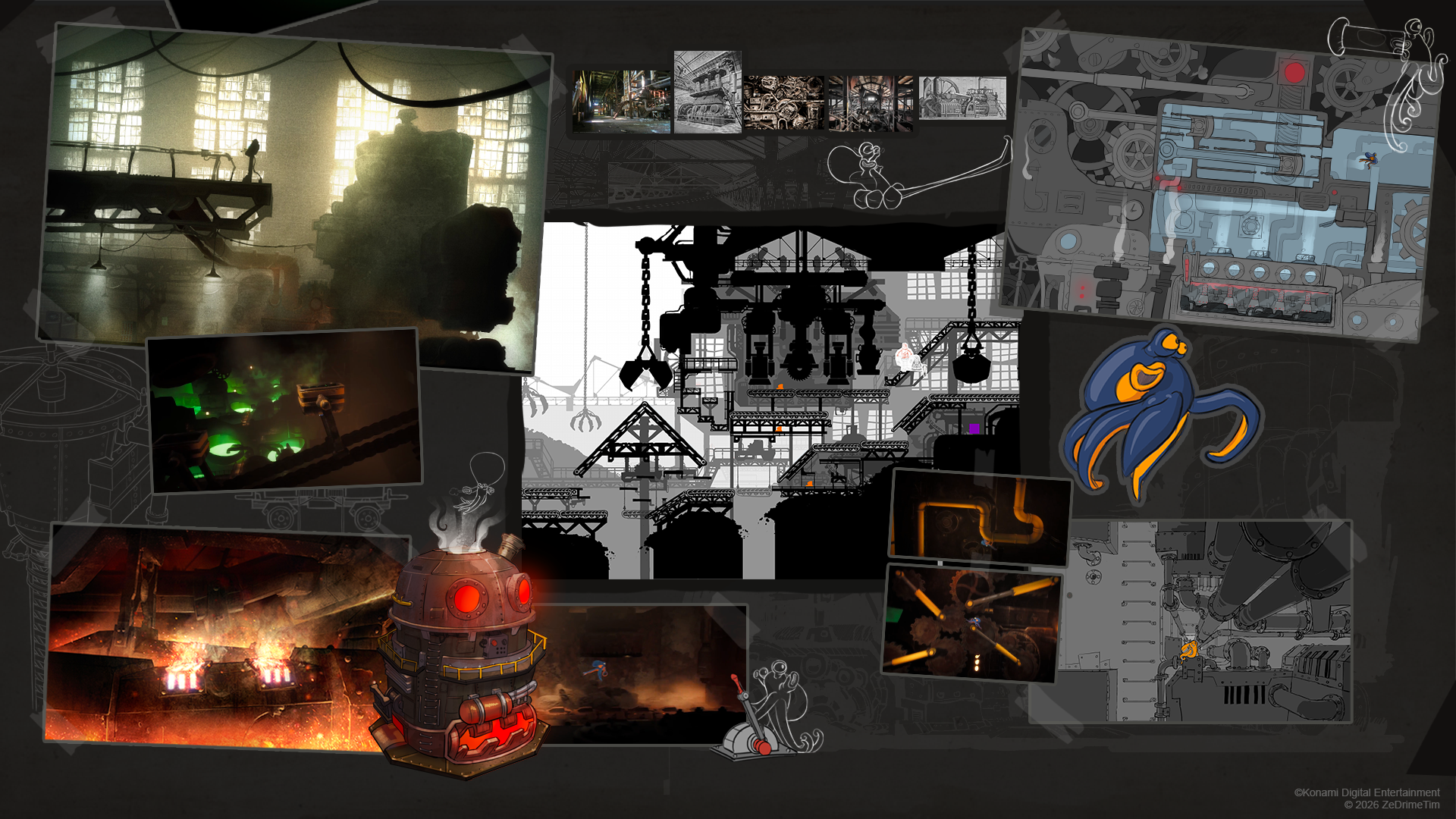 A cartoon octopus game