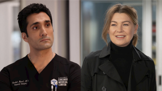 Crockett Marcel on Chicago Med Season 9 and Meredith Grey on Grey's Anatomy Season 20