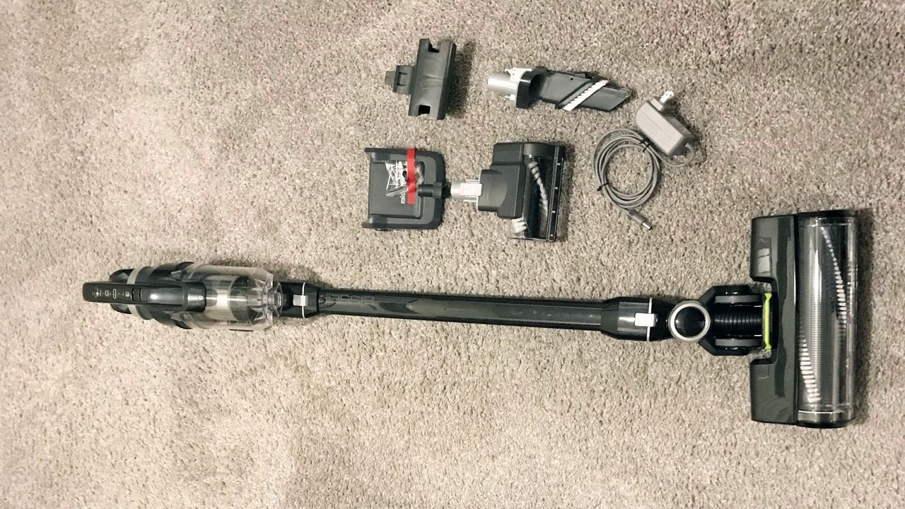 Bissell IconPet Turbo Cordless Stick Vacuum being tested in writer's home
