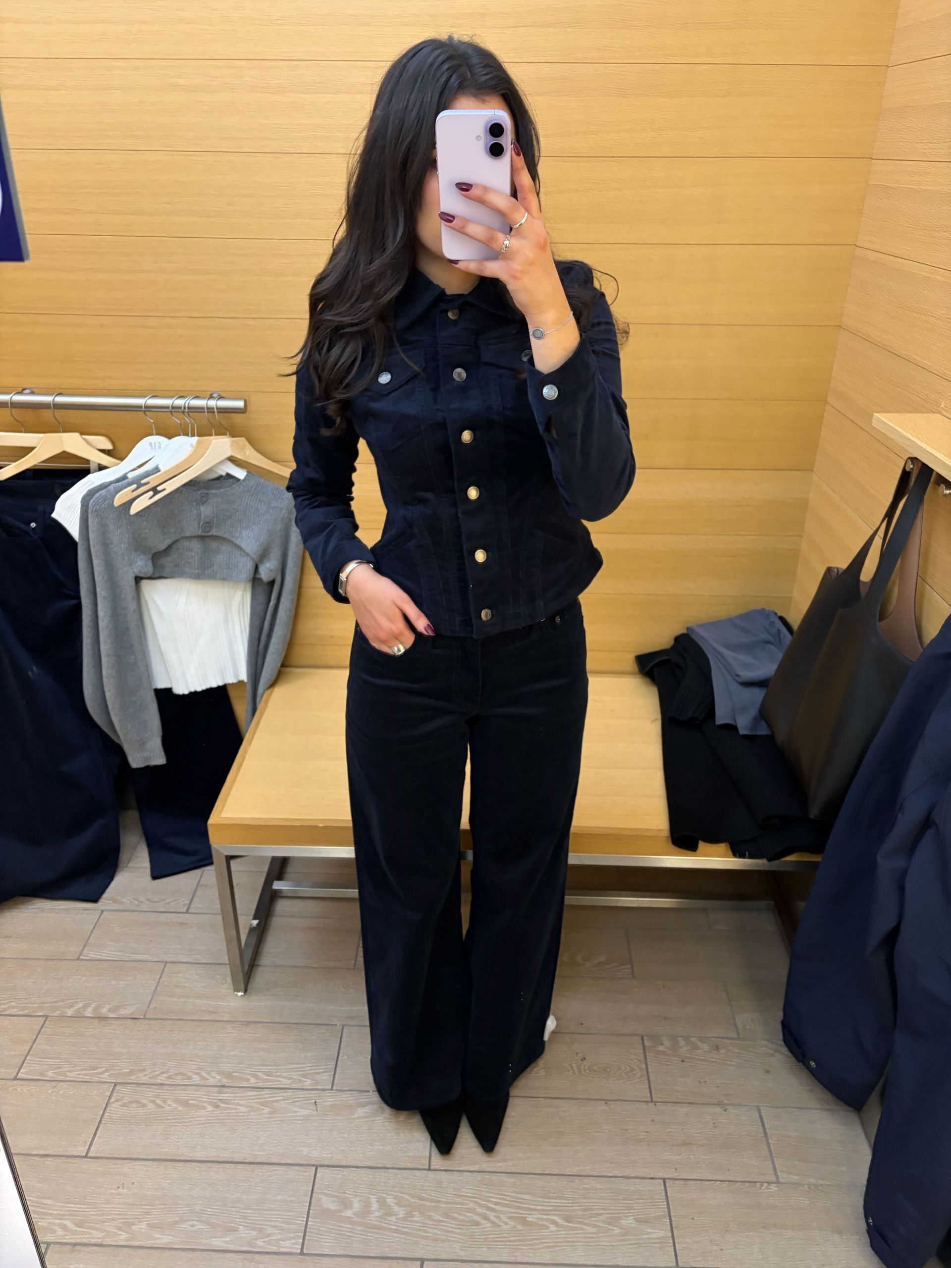 WWW Editor Josephine Hadjiloucas tries on the Gap Studio Winter Collection 2025