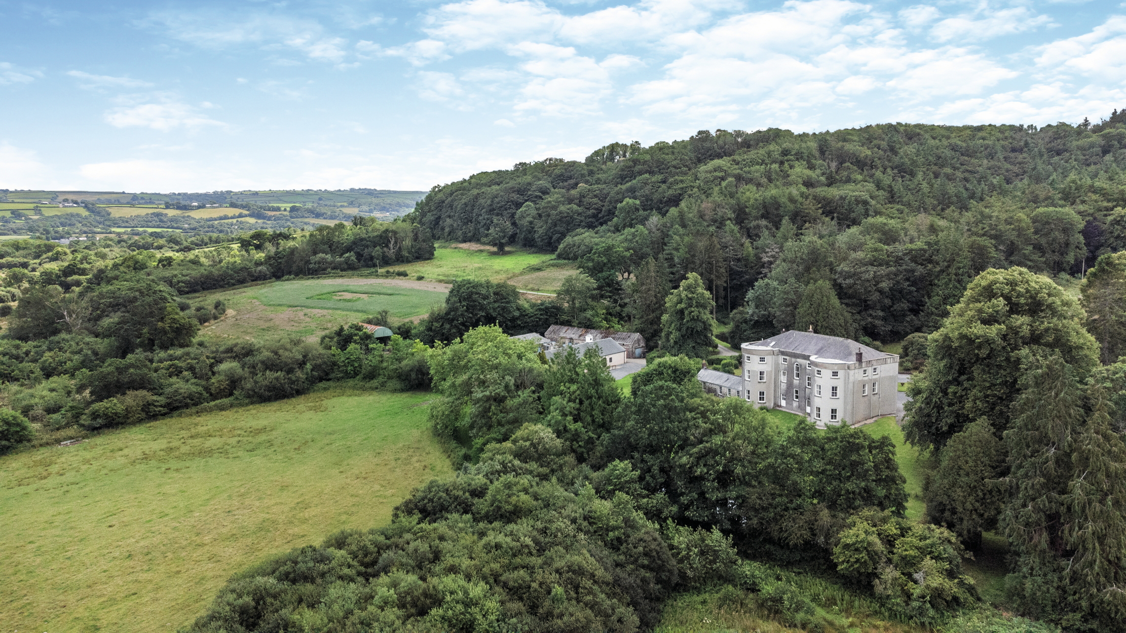 Trewern Estate sits in the heart of its surrounding estate, in the Pembrokeshire national park.