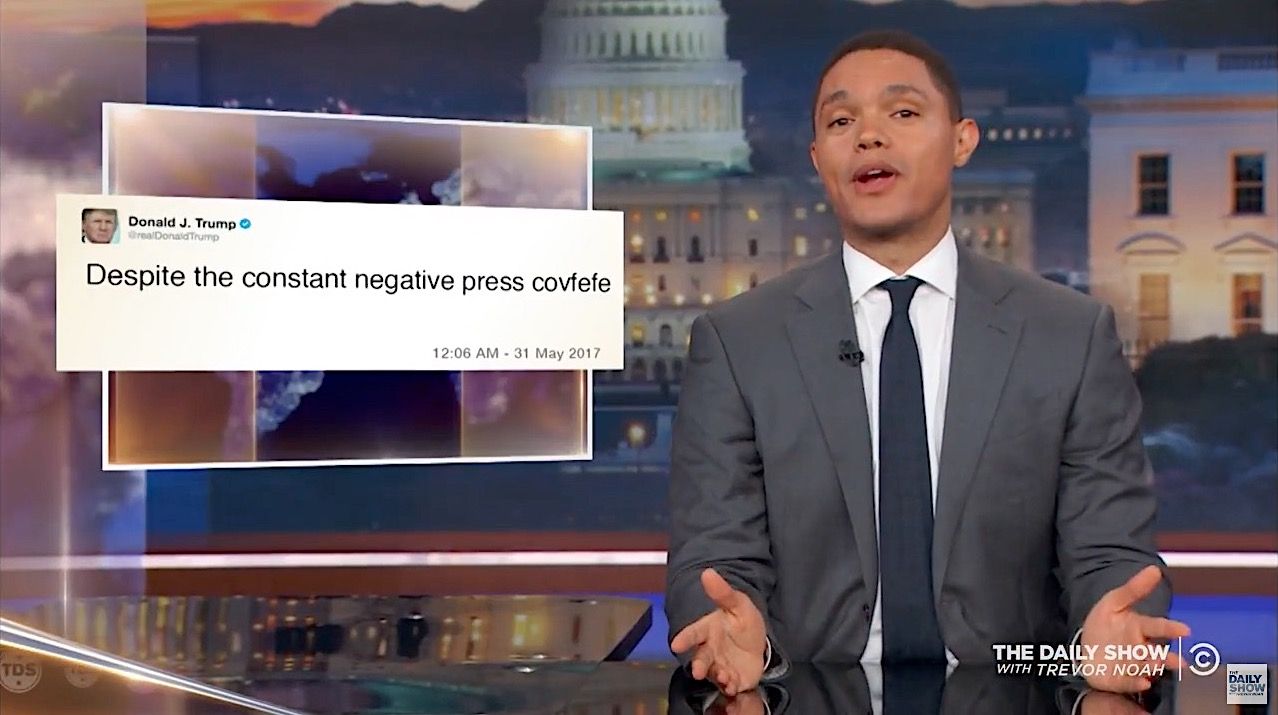 Trevor Noah tackles &amp;quot;covfefe&amp;quot;