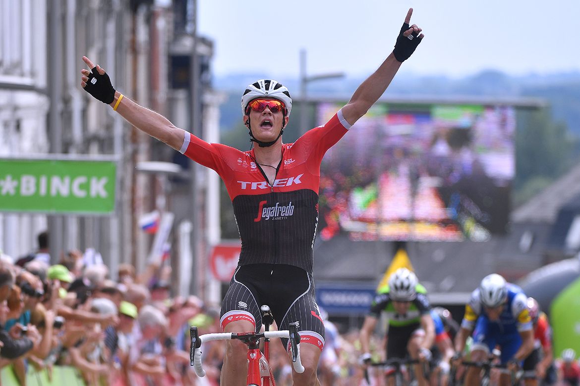 Jasper Stuyven wins stage 7 of the BinckBank Tour