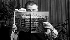 Thomas Heatherwick holding out book as a spread from 'humanise'