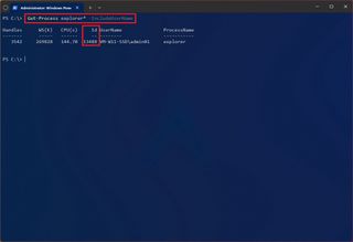 PowerShell process ID with user info