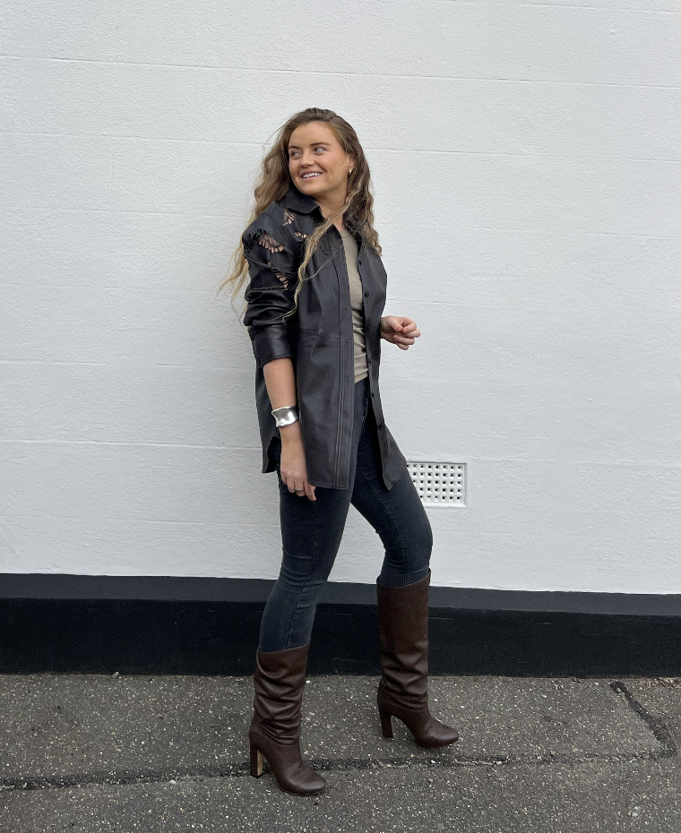 Topshop, Joni High Rise Super Skinny Jean in Washed Black