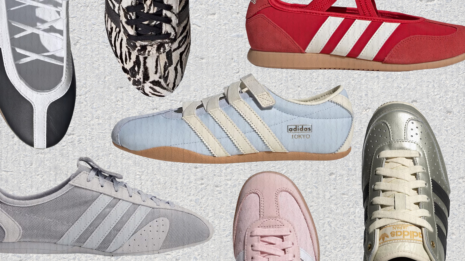 Collage Image of Spring Shoe Trends From adidas