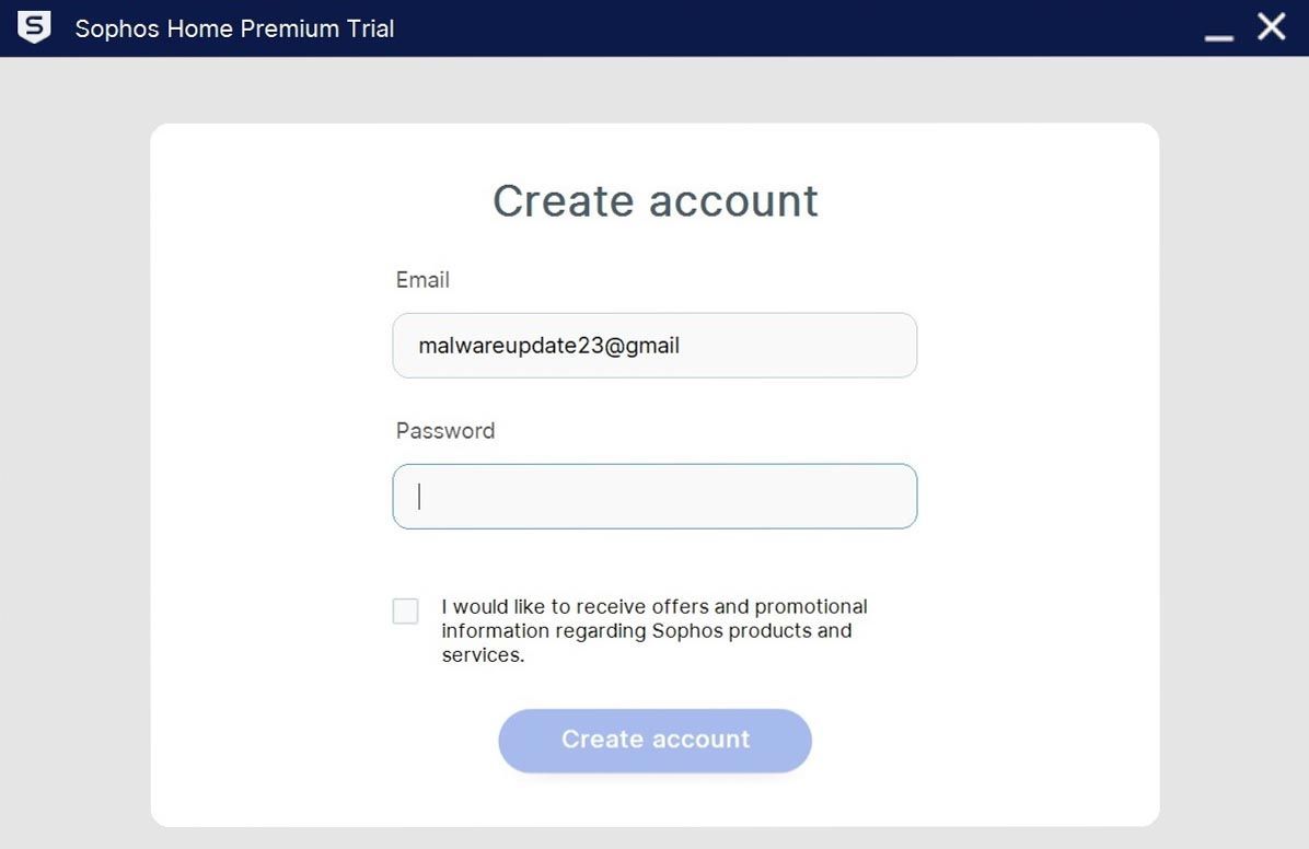 Sophos Home Premium installation process