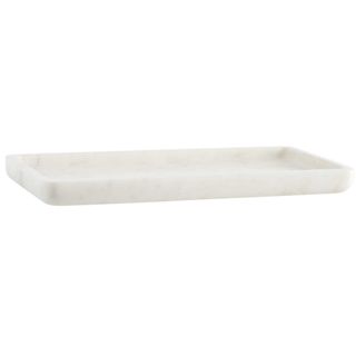 Marble tray from Pottery Barn on a white background