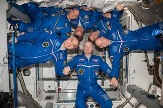 Expedition 40 Crew on the International Space Station