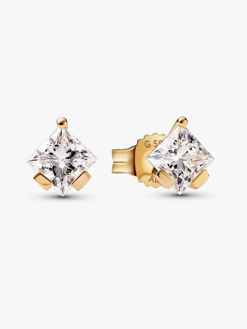 Pandora Nova 14k Gold Lab-Grown Diamond Earrings