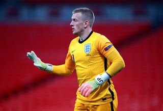 England goalkeeper Jordan Pickford