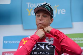 Peter Williams, King of the Mountains leader, Tour de Yorkshire 2016 stage one