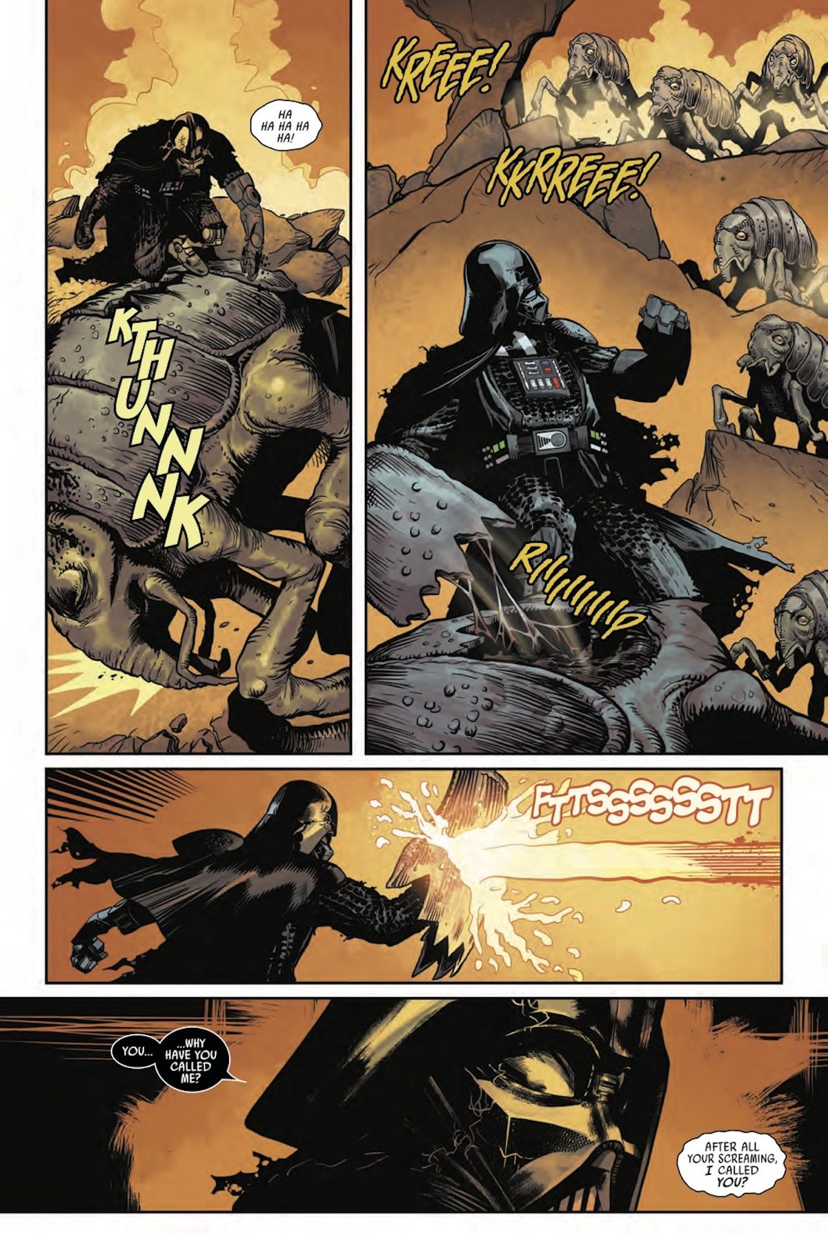Page from Star Wars: Darth Vader #8