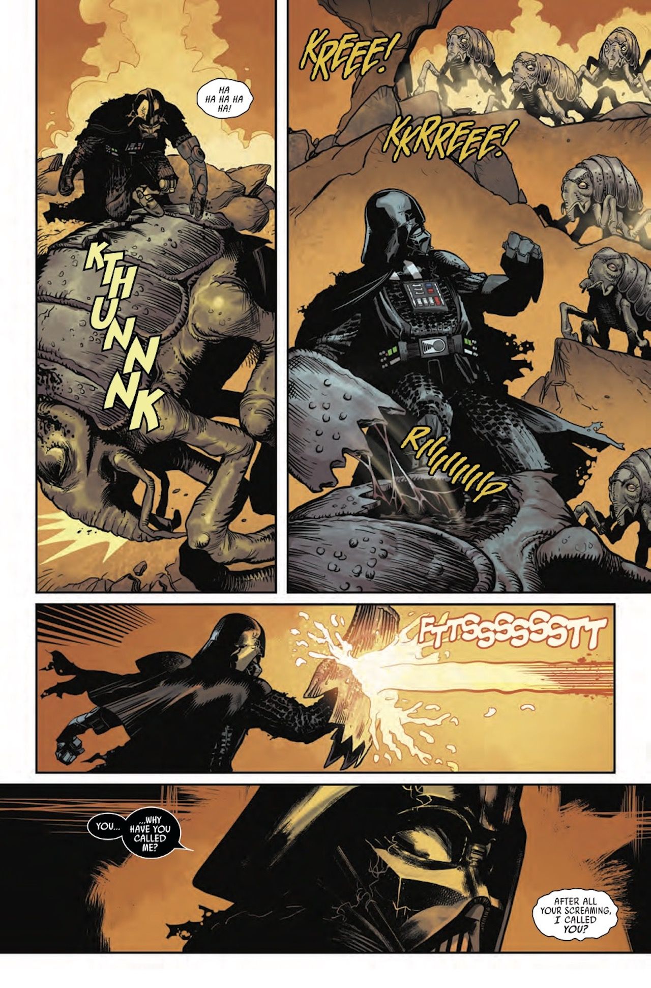 Page from Star Wars: Darth Vader #8