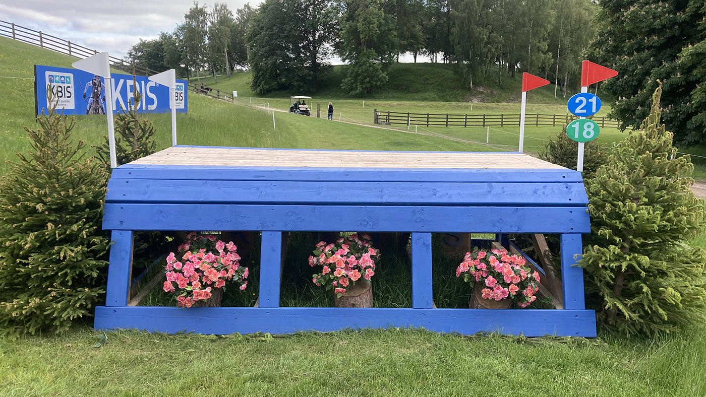 Bramham Horse Trials cross-country course 2023: fence 21