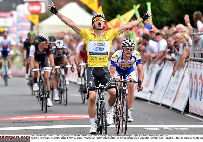 Gianni Meersman (Omega Pharma-Quickstep) wins the Tour de Wallonie