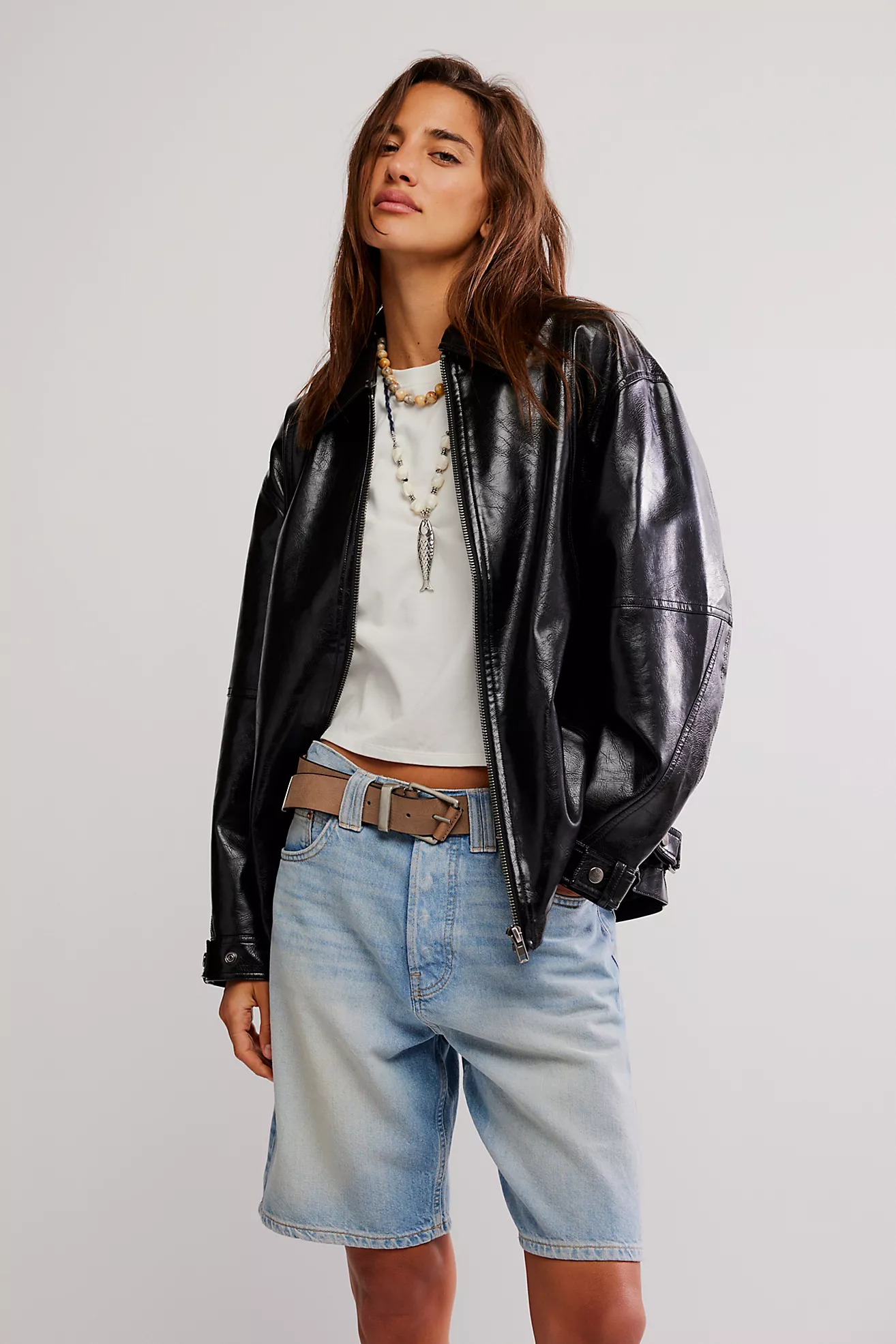 We the Free Sloane Vegan Leather Jacket
