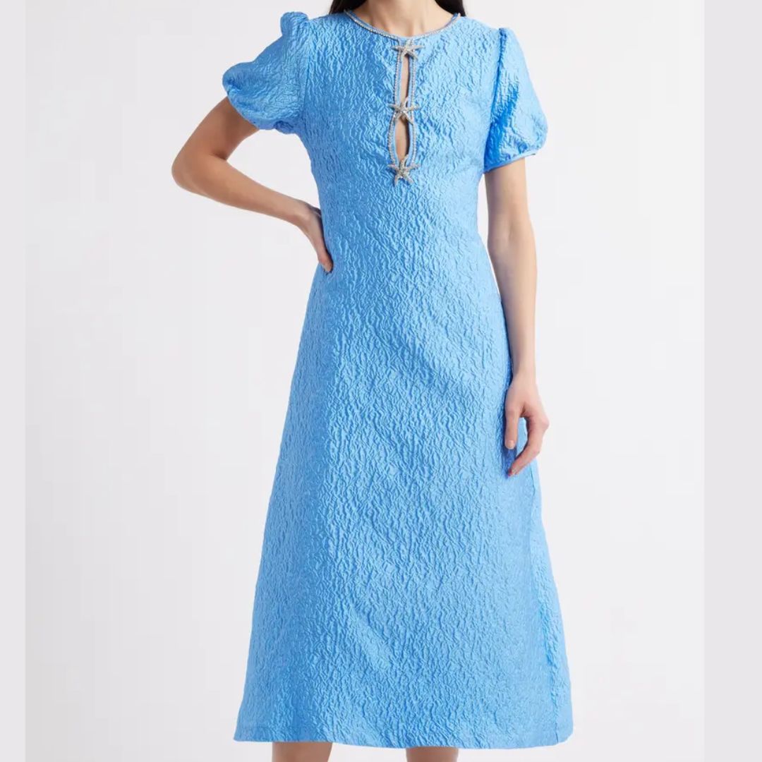 Sister Jane Jacquard Midi Dress