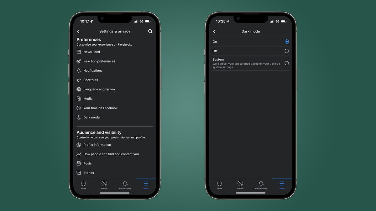Facebook’s dark mode feature has disappeared for some people – but why?