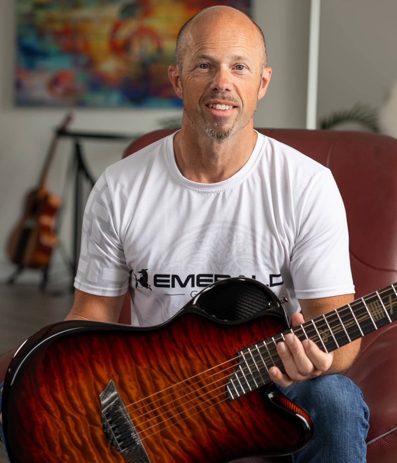 Emerald Guitars founder Alistair Hay