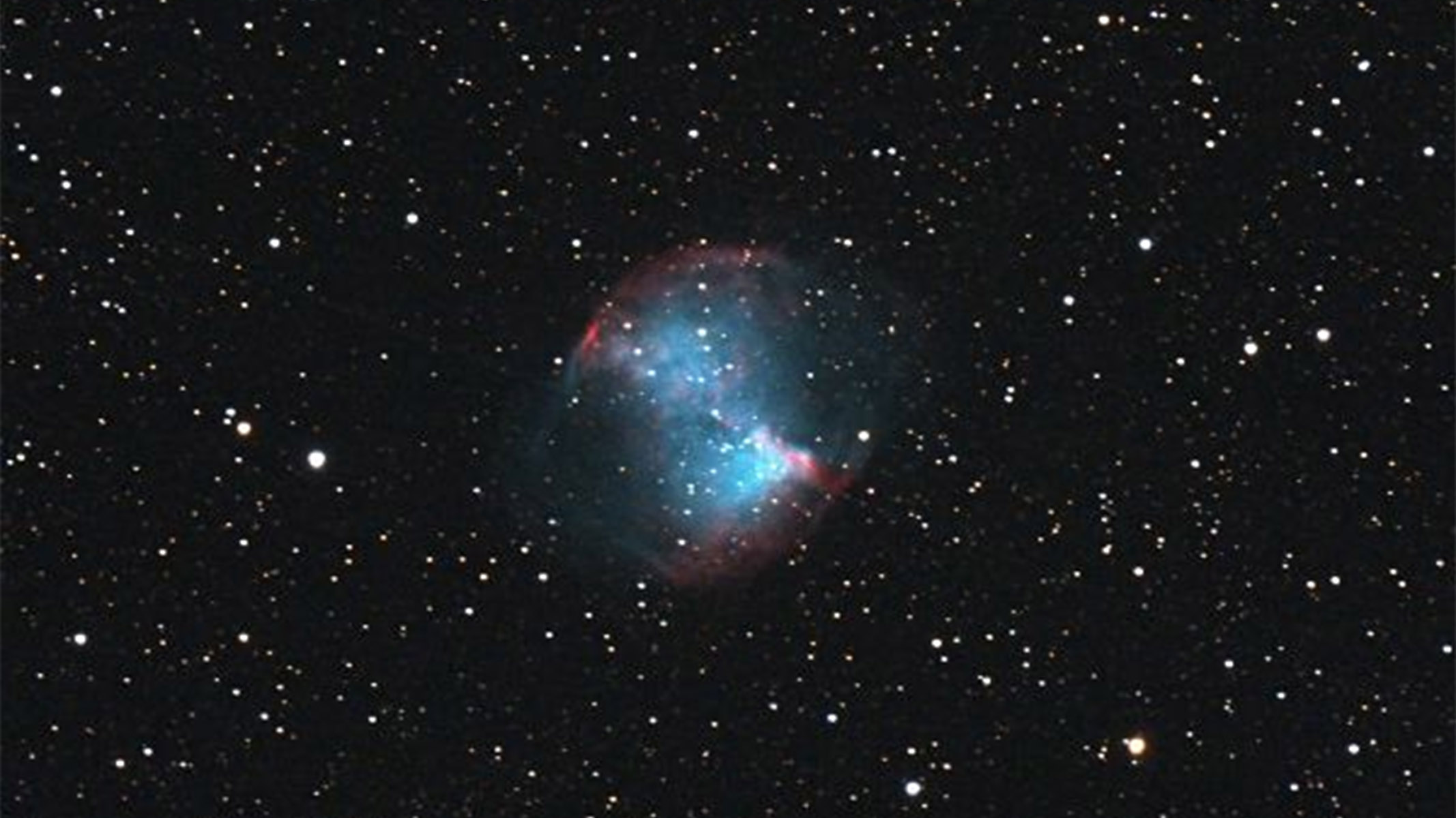 A deep celestial object captured by the advanced Celestron telescope
