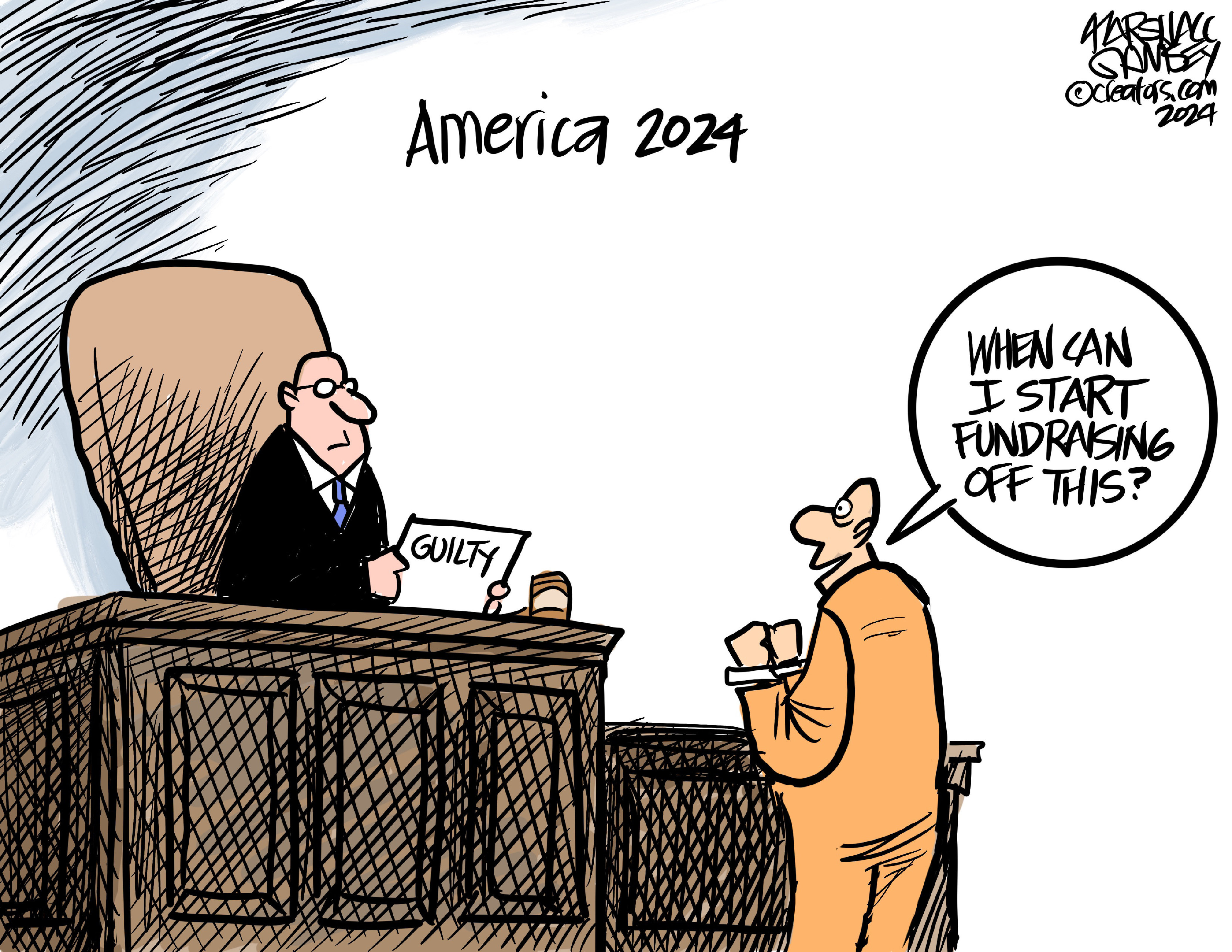 Political cartoon