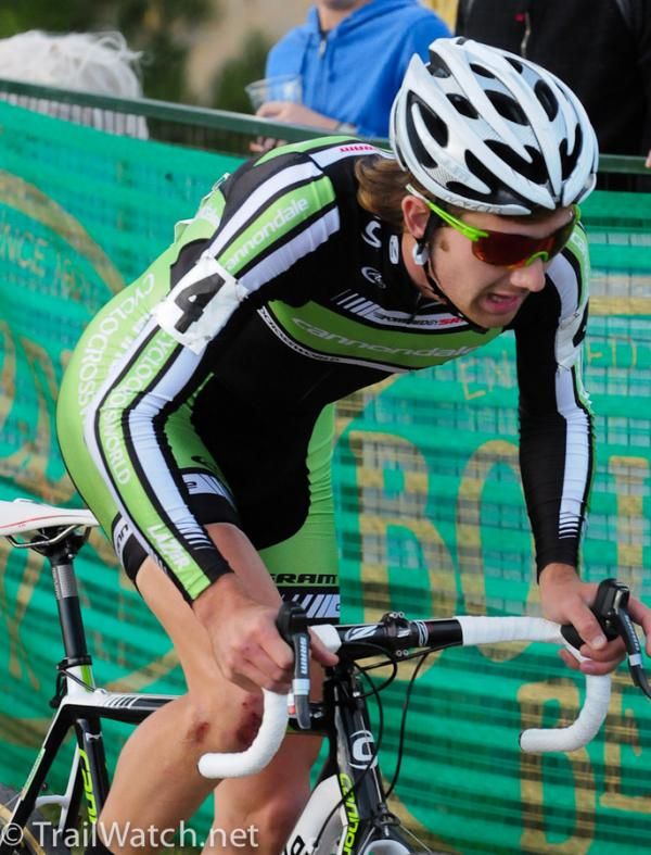 Jamey Driscoll (Cannondale-Cyclocrossworld.com) having a good outing.